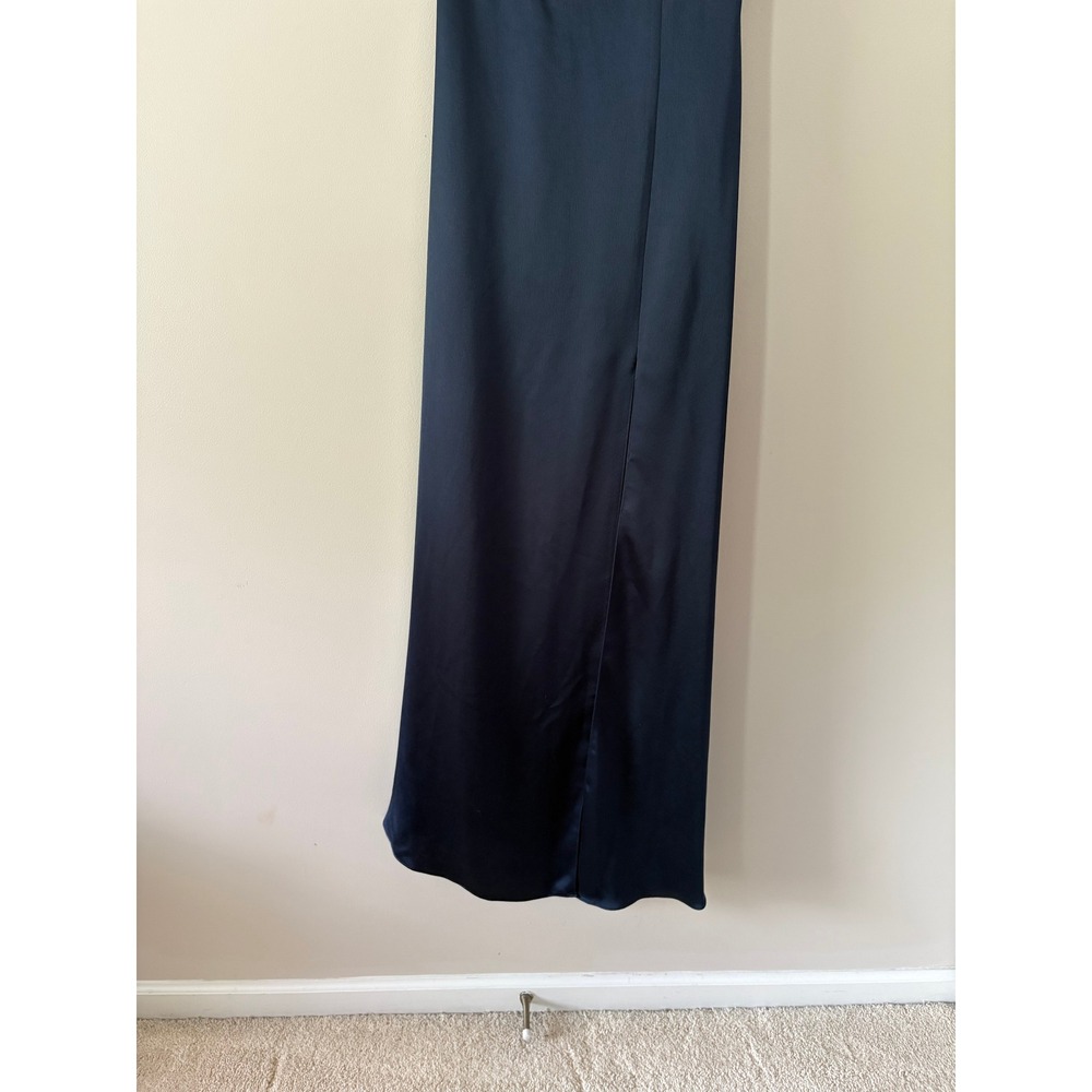 Jenny Yoo Jensen Dress 4 French Blue One Shoulder Satin Bridesmaid Gown NWT - Picture 16 of 16